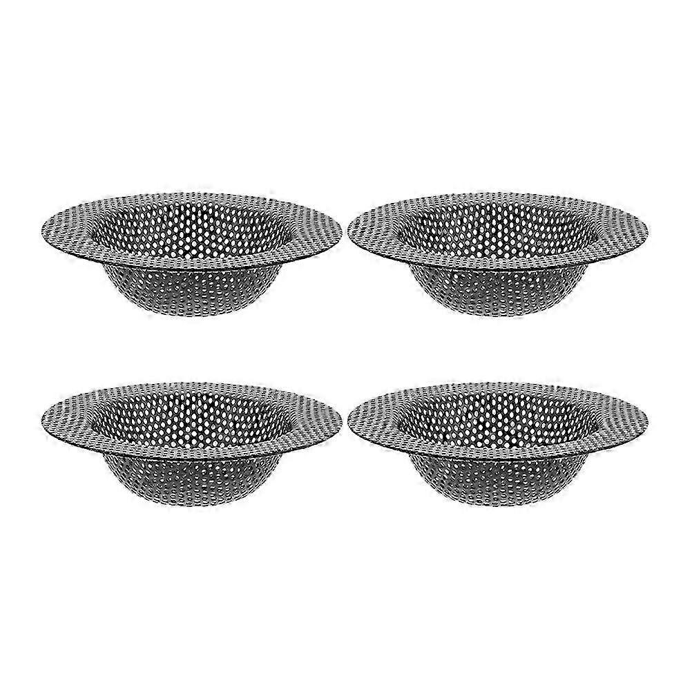 4pcs Kitchen Sink Strainers Stainless Steel Drain Catcher Mesh Strainer