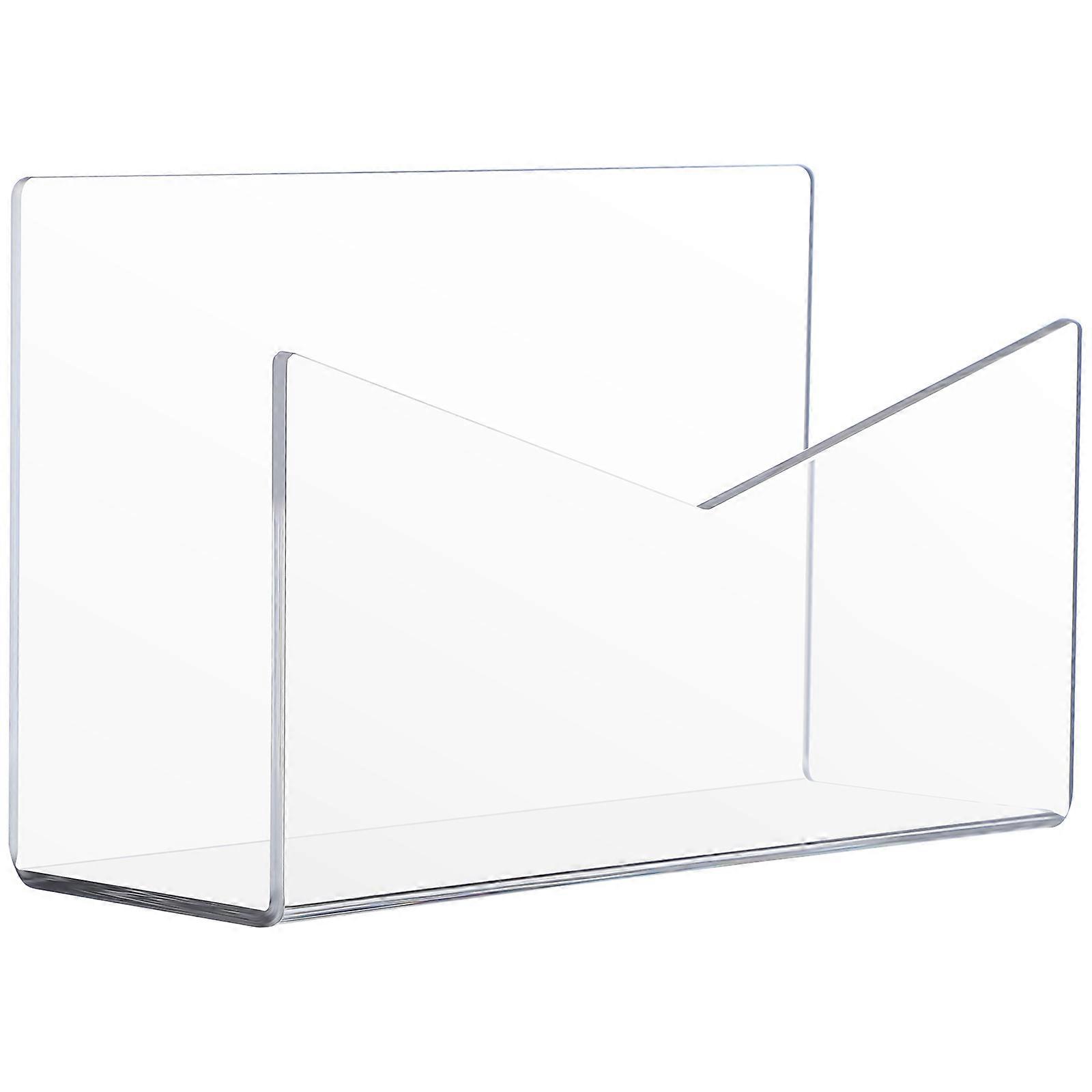 Mail Letter Organizer Acrylic File Envelope Organizer Simple Design General Users 1 Pair