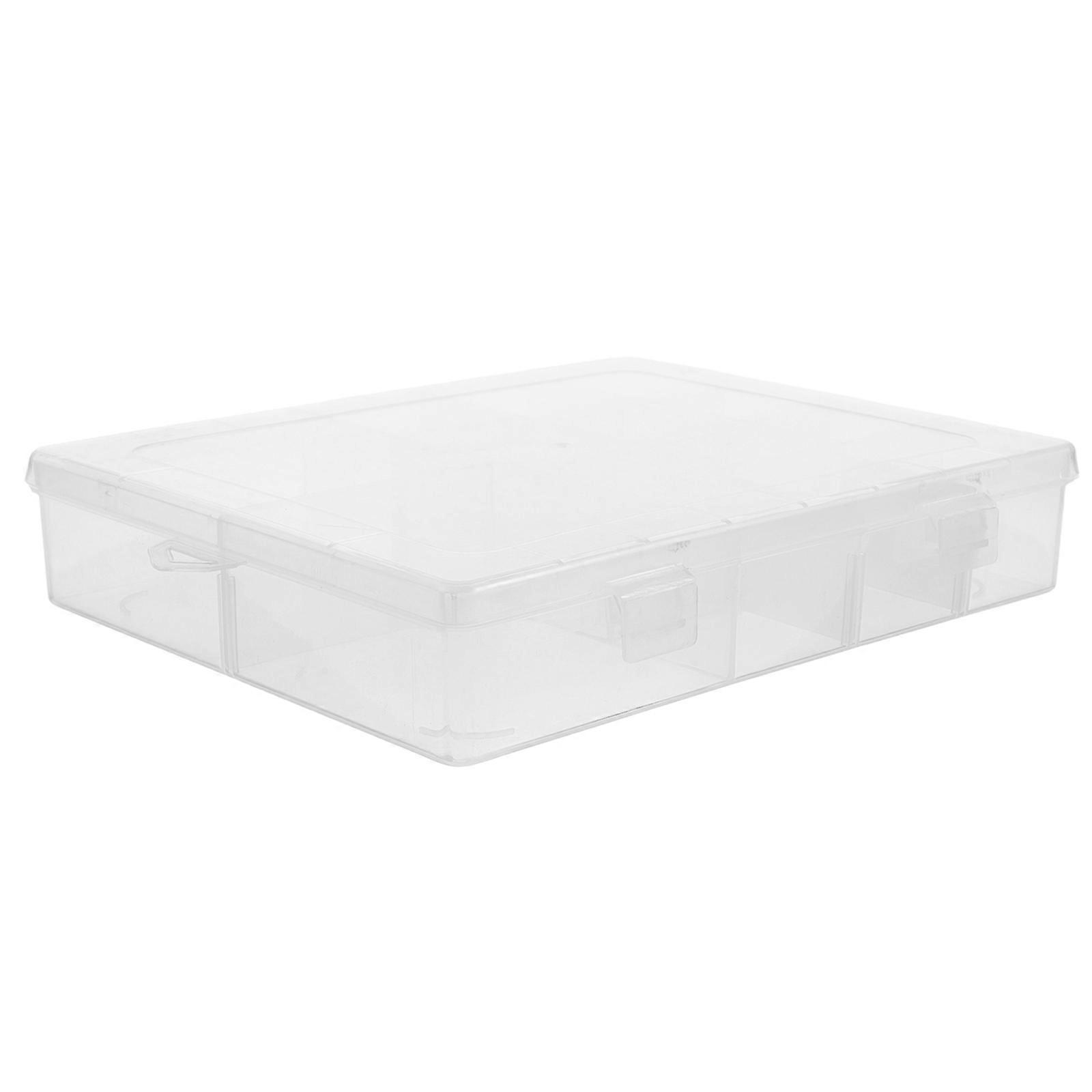 Transparent Box for Jewelry, Beads, Crafts, and Makeup Storage Multi Purpose Organizer Container