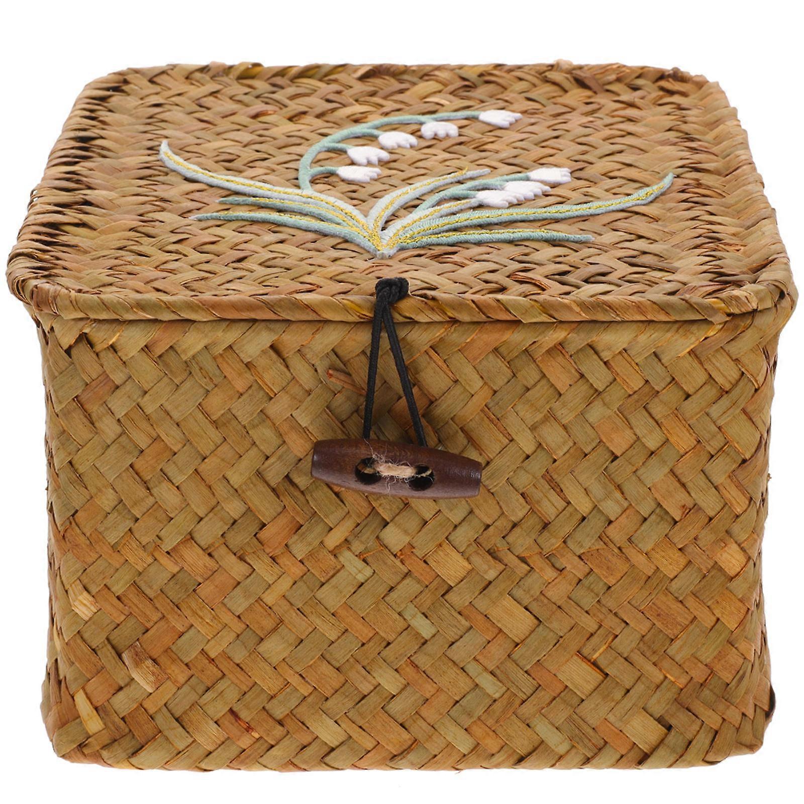 Stylish Woven Container for Home Use, Combining Functionality and Elegance
