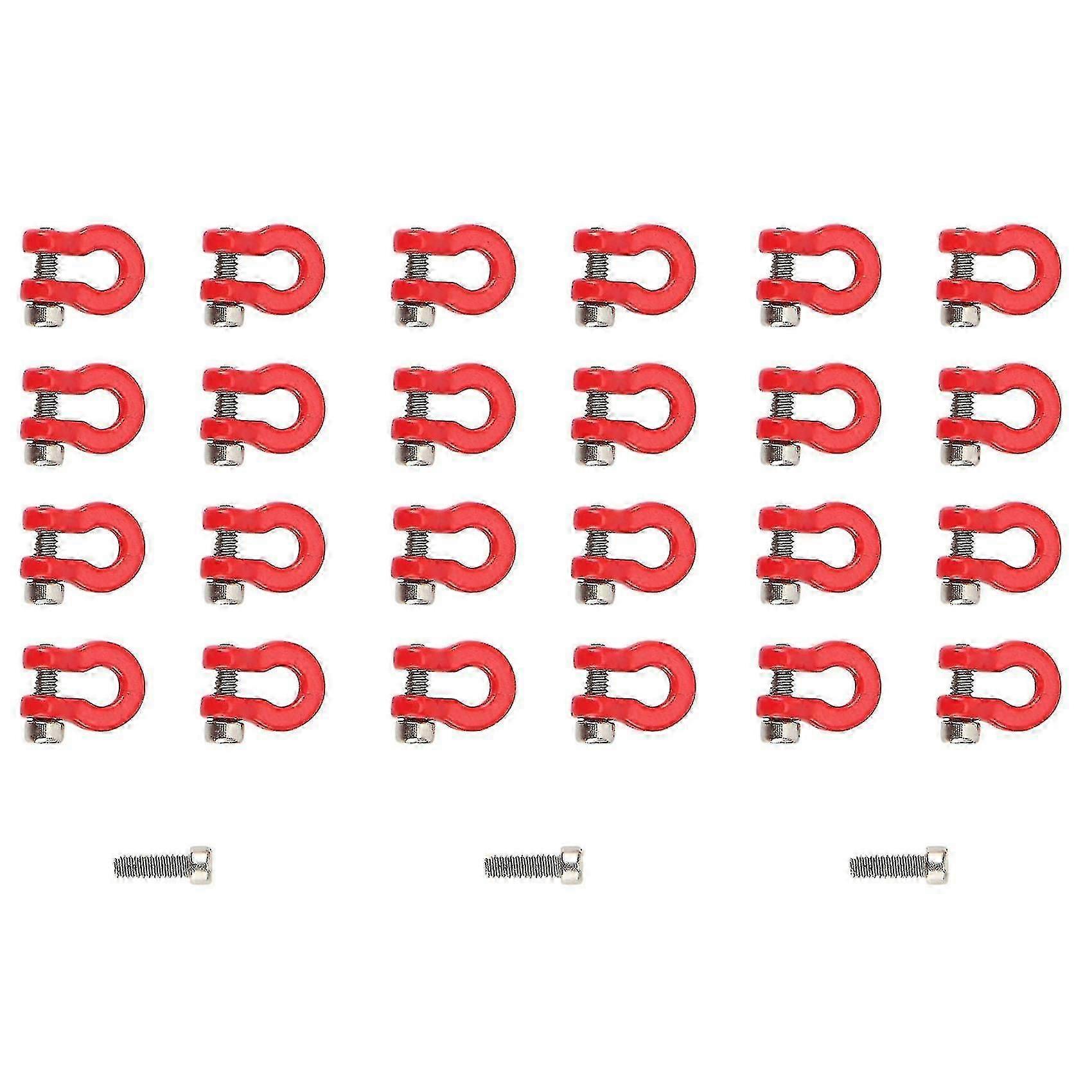 24pcs Bumper Trailer Hook Tow Sle Hook For 1/24 Rc Car