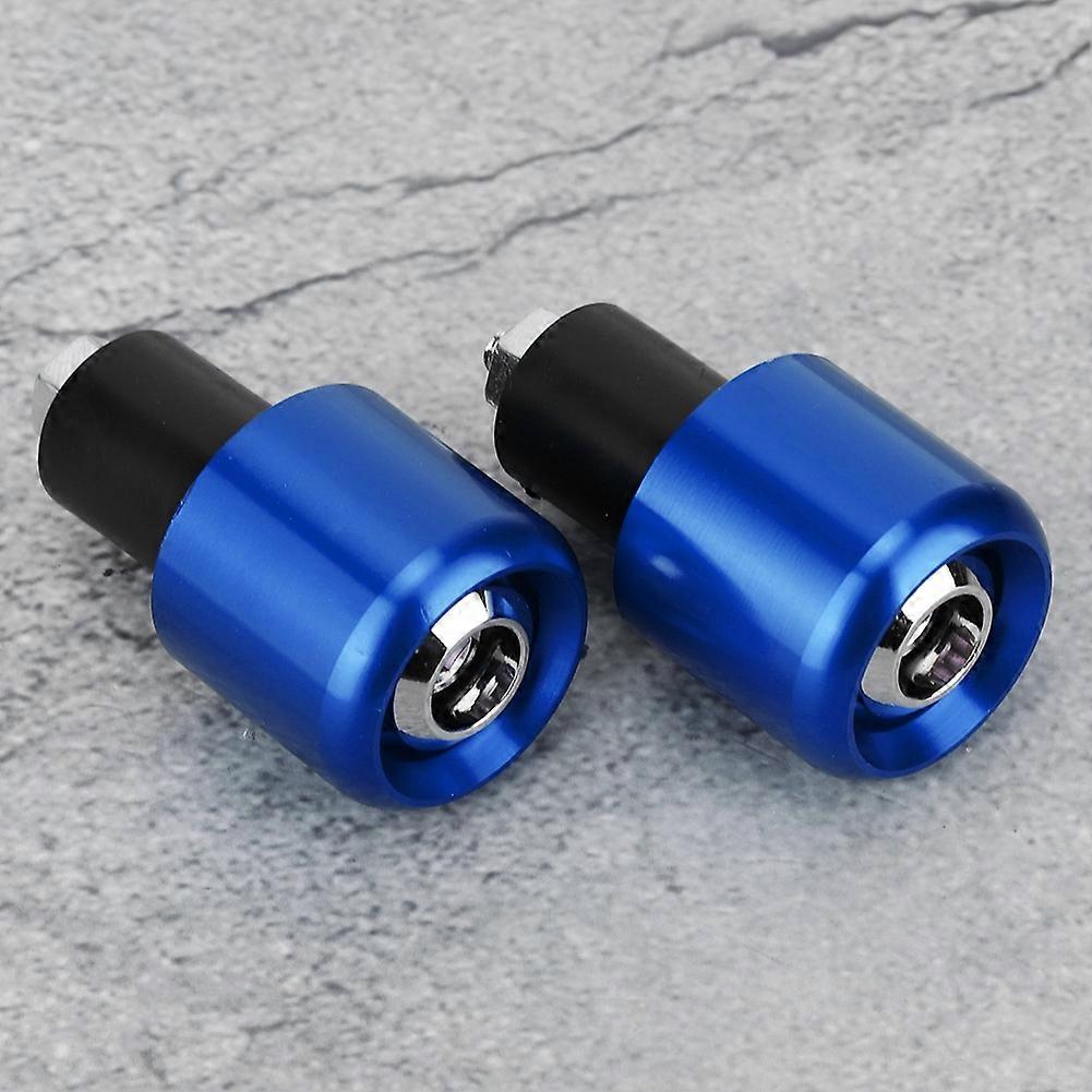 2Pcs Motorcycle Modification Accessory Handle Bar End Plug for 22mm Diameter Handlebar (Black)