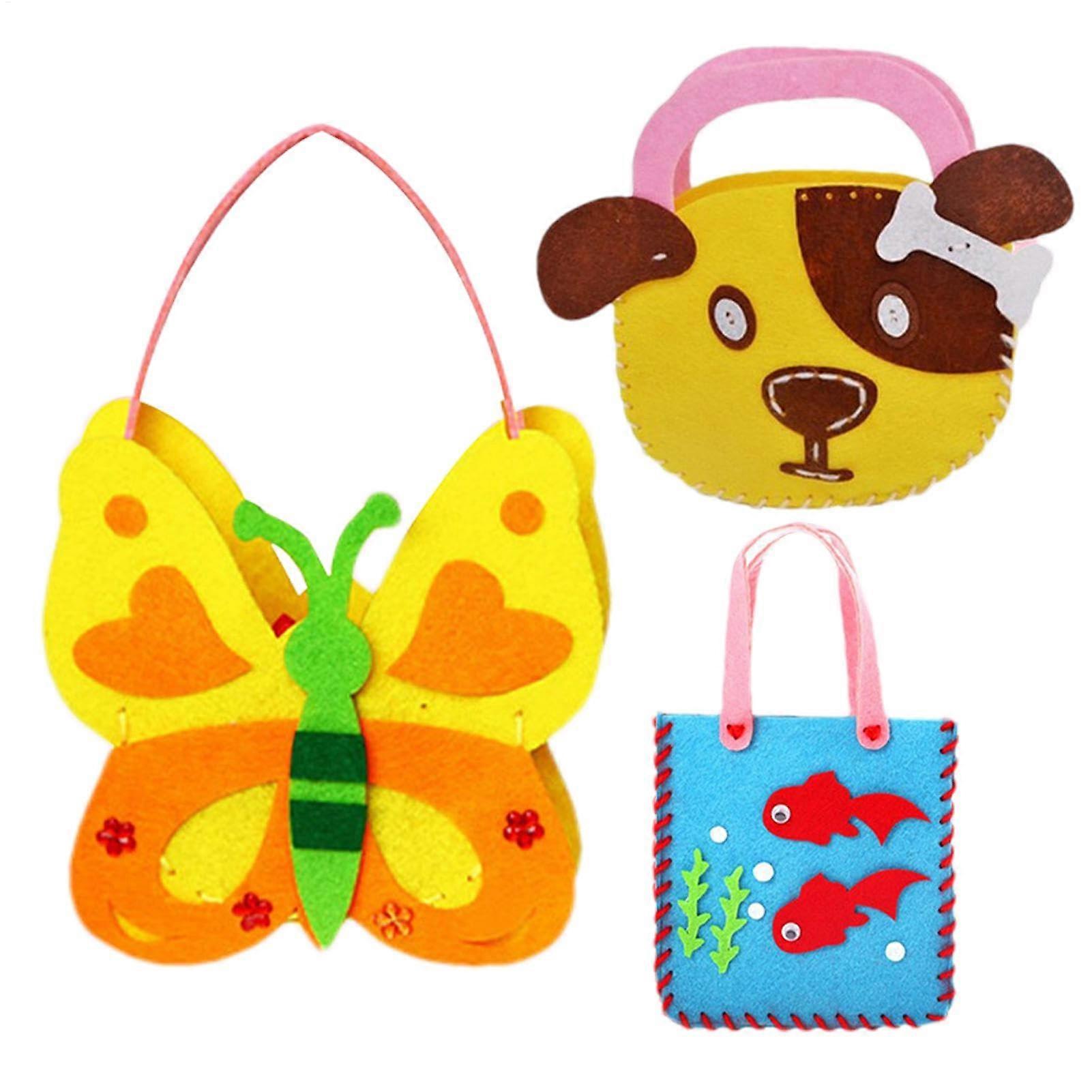 Sew Your Own Bags Sewing Kit for Beginners | DIY Purse Projects with Fabric, Thread, and Easy Patterns for Creative Kids