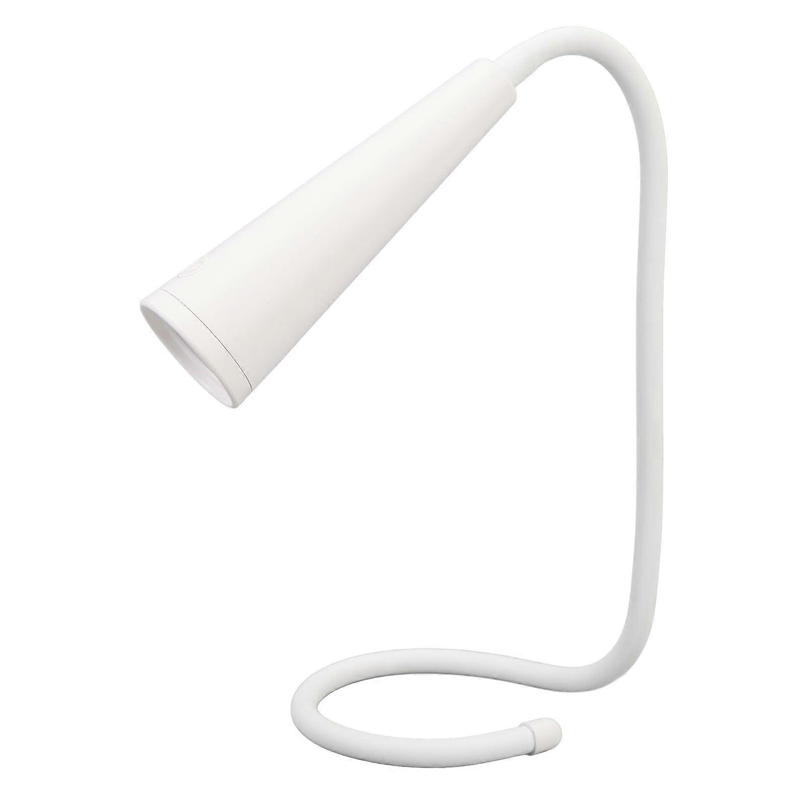 LED Gooseneck Light, Rechargeable, Stepless Dimming, 3 Colour Modes, USB Reading Lamp, Flexible Book Light for School at Home