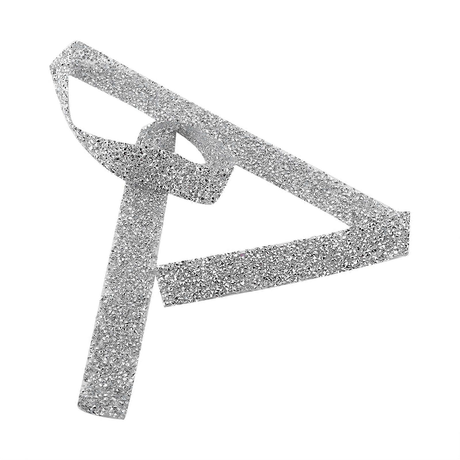 2025 Latest Model  1 Yard 3cm Width Sparkling Back Glue Crystal Rhinestone