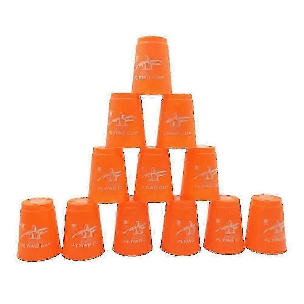12-Piece Speed Cups Stacking Game - Fast-Paced Fun for Halloween & Christmas