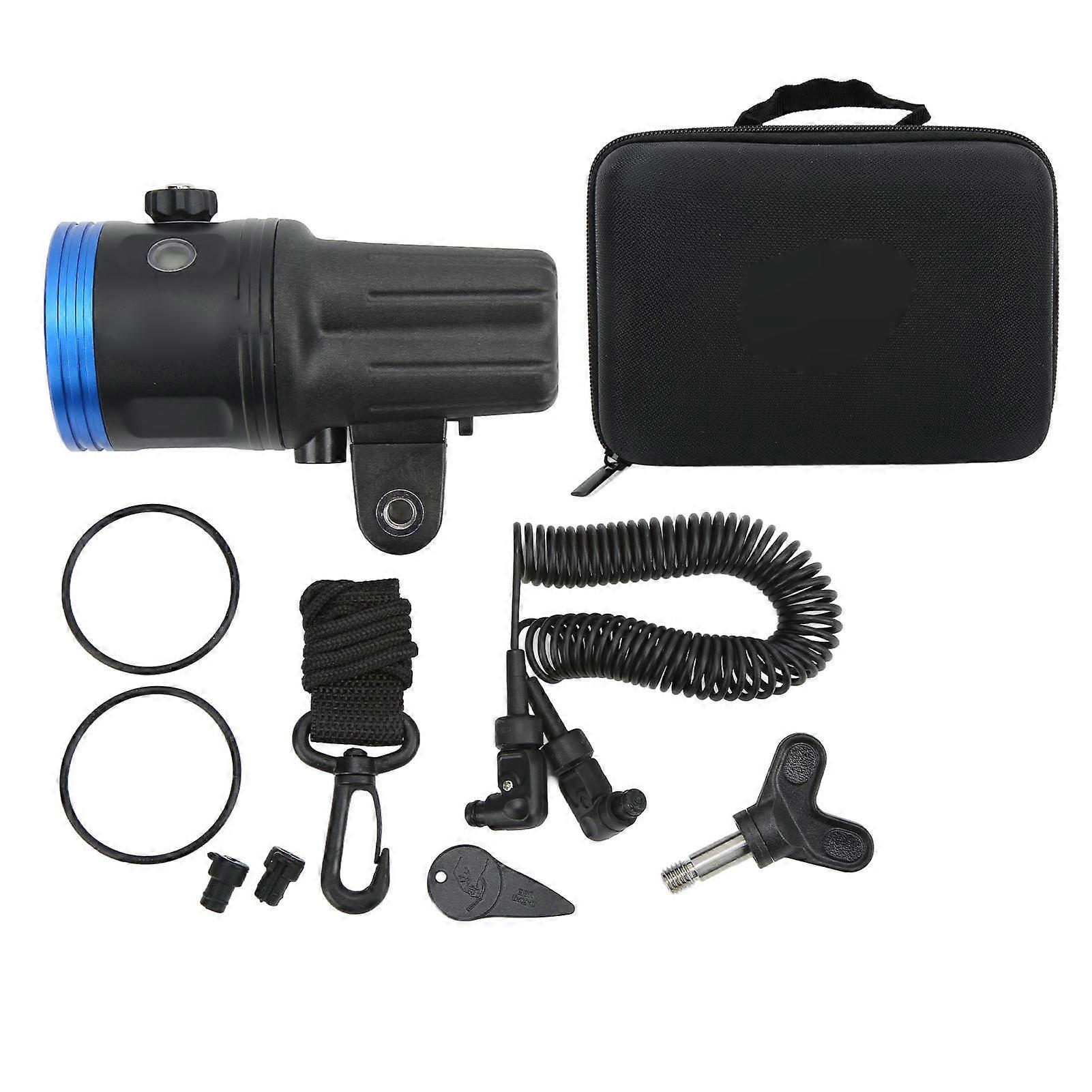 SFL01 5000lm LED Flashlight Diving Torch IPX8 Wateproof 100M/330ft Professional Video Light
