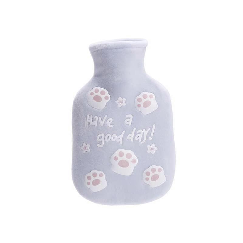 Hot Water Bottle Plush Cartoon Unicorn Cat Rabbit Flamingo 350ml Soft Warm Hand Warmer for Kids and Adults