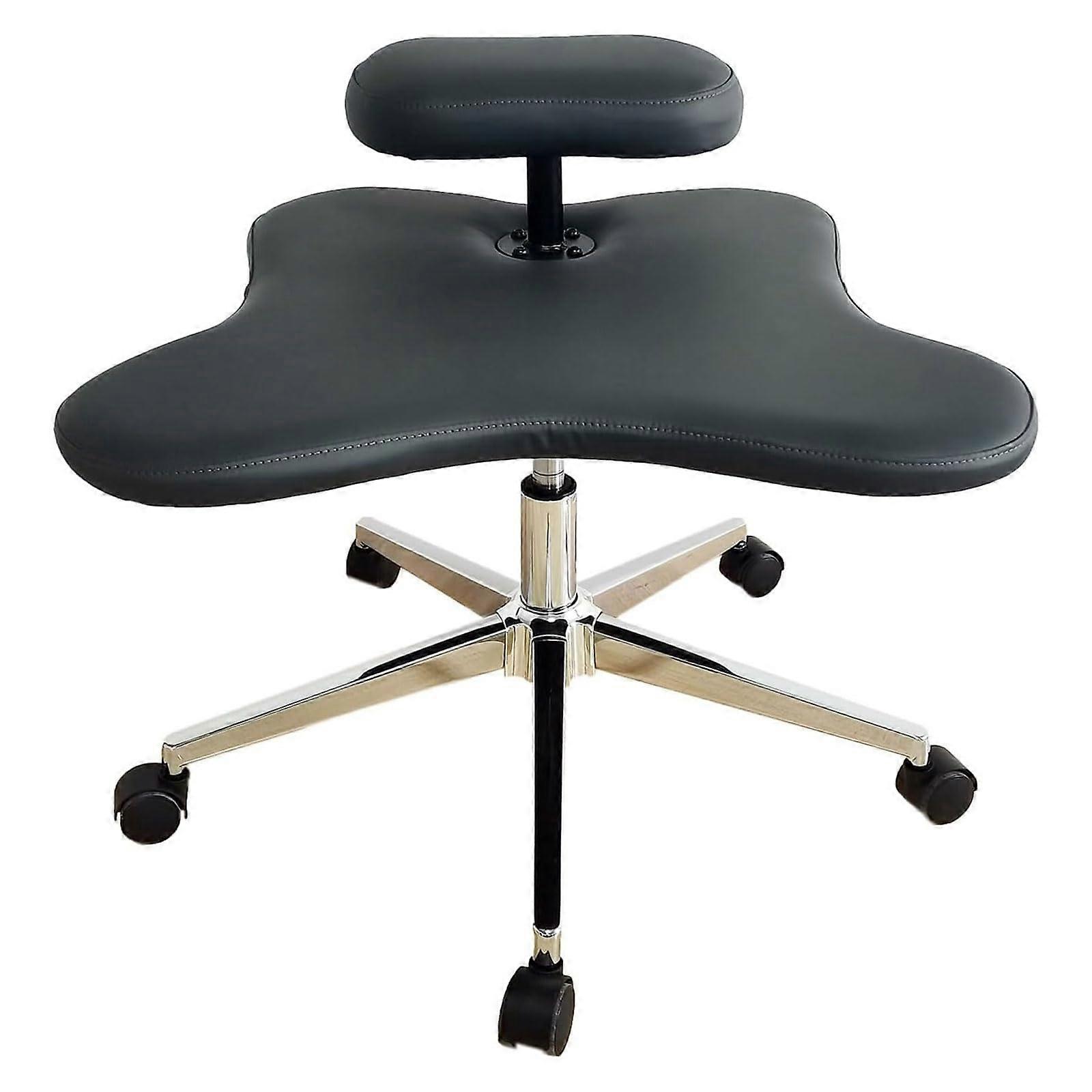 Cross Legged Office Meditation Chair, Ergonomic Kneeling Desk Chair, Adjustable Height, Mobile Desk For Home And Office
