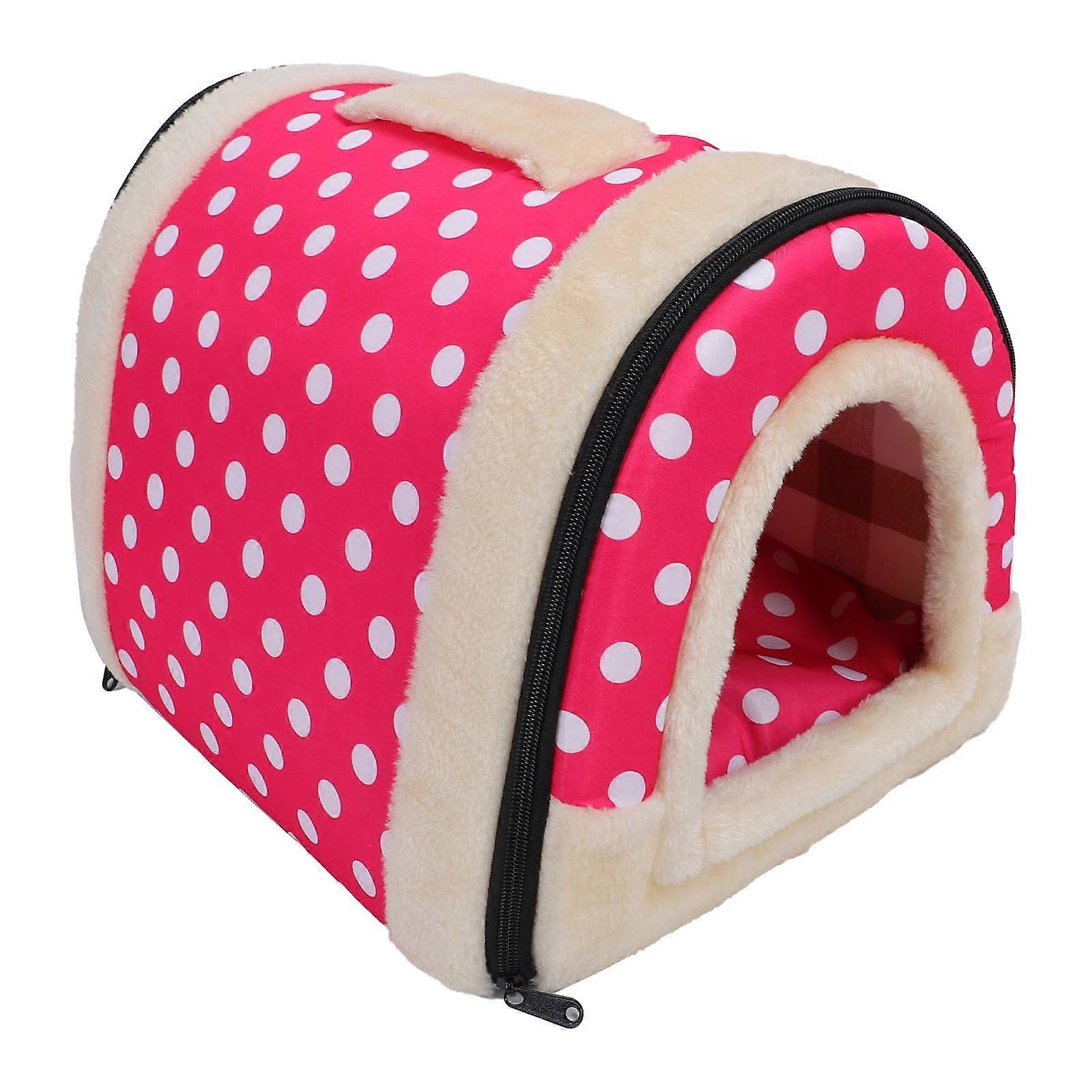 Pet Kennel Half Enclosed Oxford Fabric Dog Kennel for Winter, Waterproof, Large Size, Insulated Design