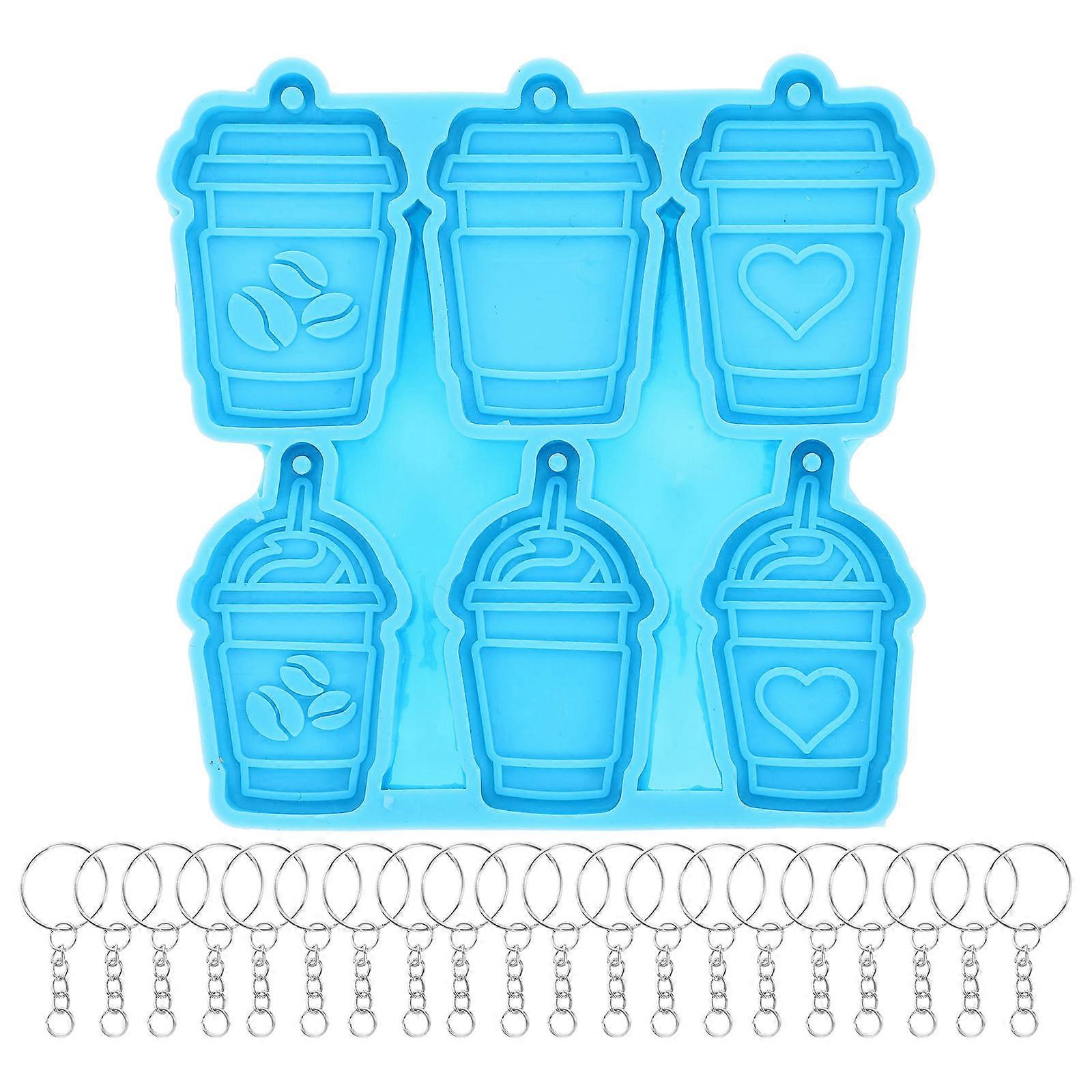 Silicone Moulds For Resin Casting Keychain Pendant Diy Crafting 1 Set
