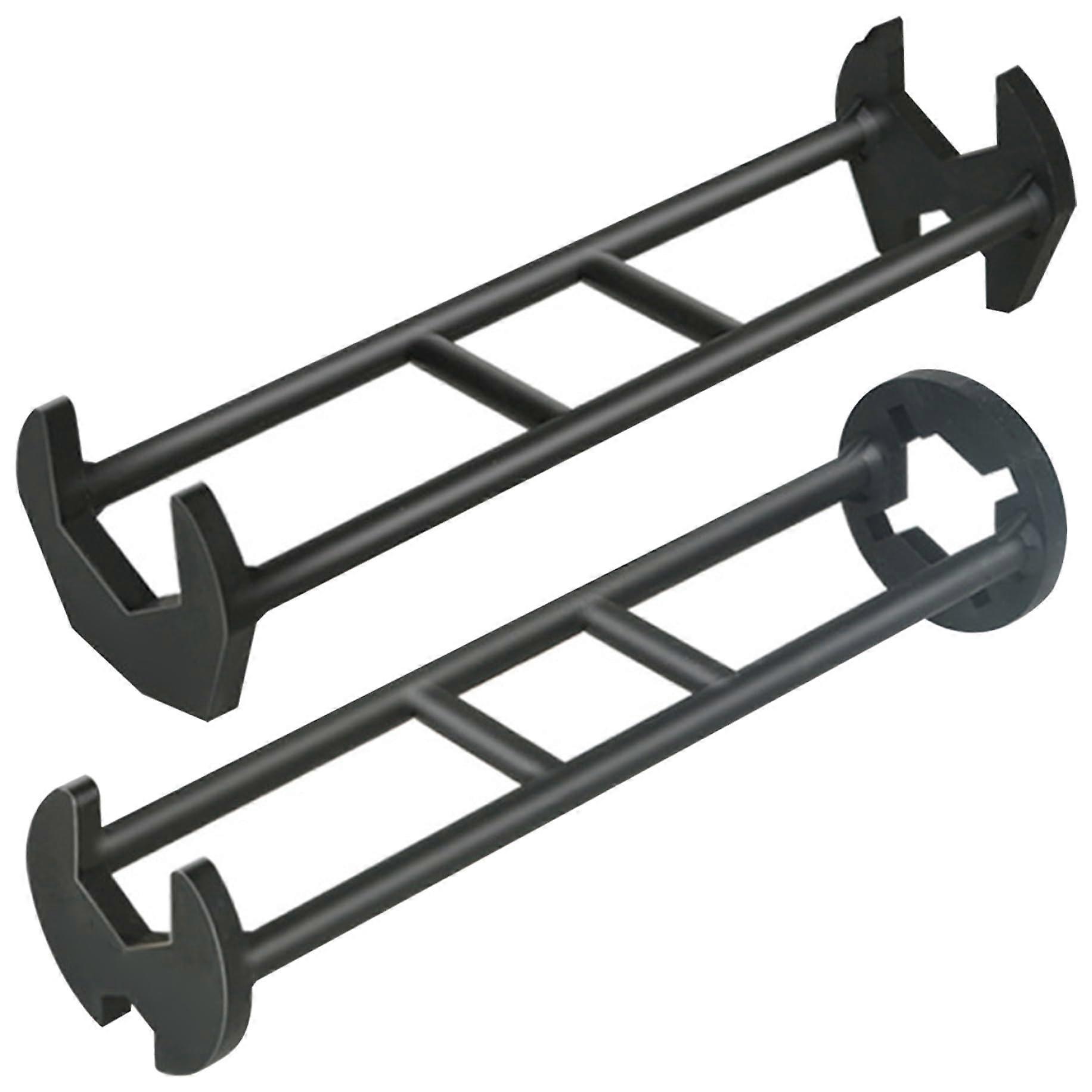 Cymbal Wrench Set 2pcs Double Ended Flexible 7 Ports 360 Degree Rotating Universal Tool for Tight Spaces Under Sink