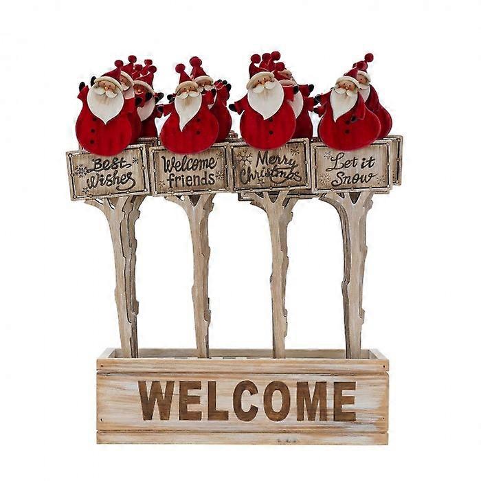 Display Stand with 24 Assorted Santa Sticks