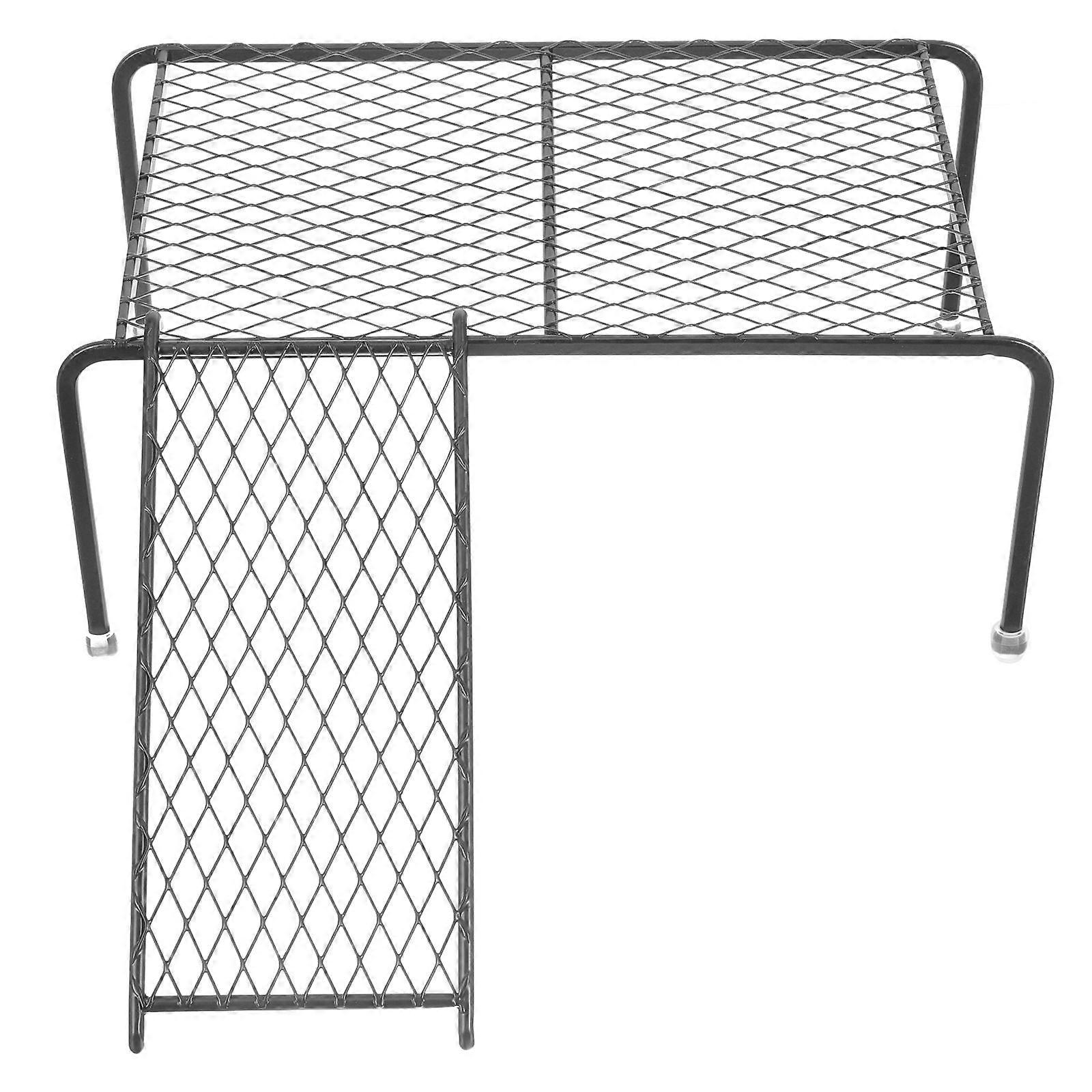 1 Set Rutin Chicken Pet Landscaping Board Mesh Shelf with Climbing Ladder