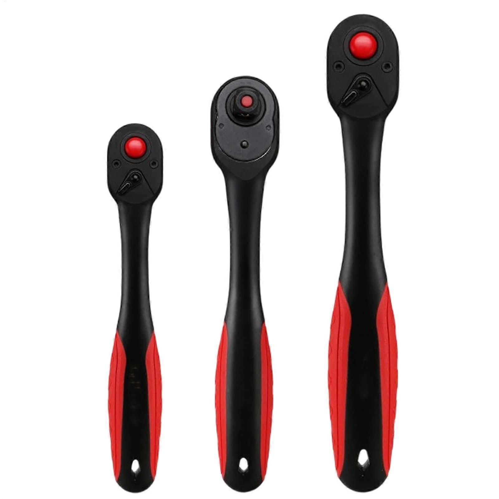 Ratchet wrench for vehicles 72T rotating handle, 3x ratchet mechanism