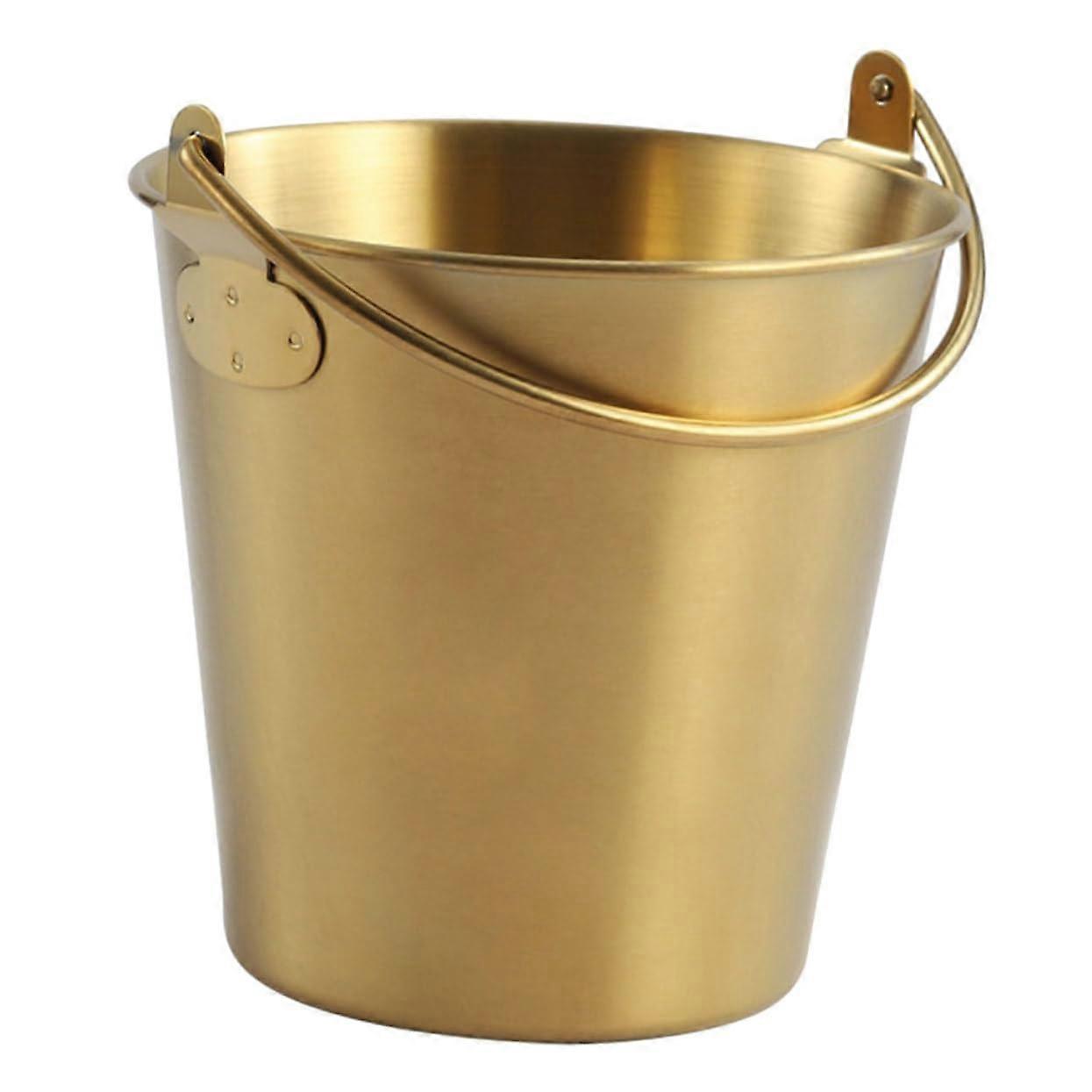 Portable Snack and Ice Container, BPA-Free Plastic, French Fry Bucket for Snacks and Ice Cubes
