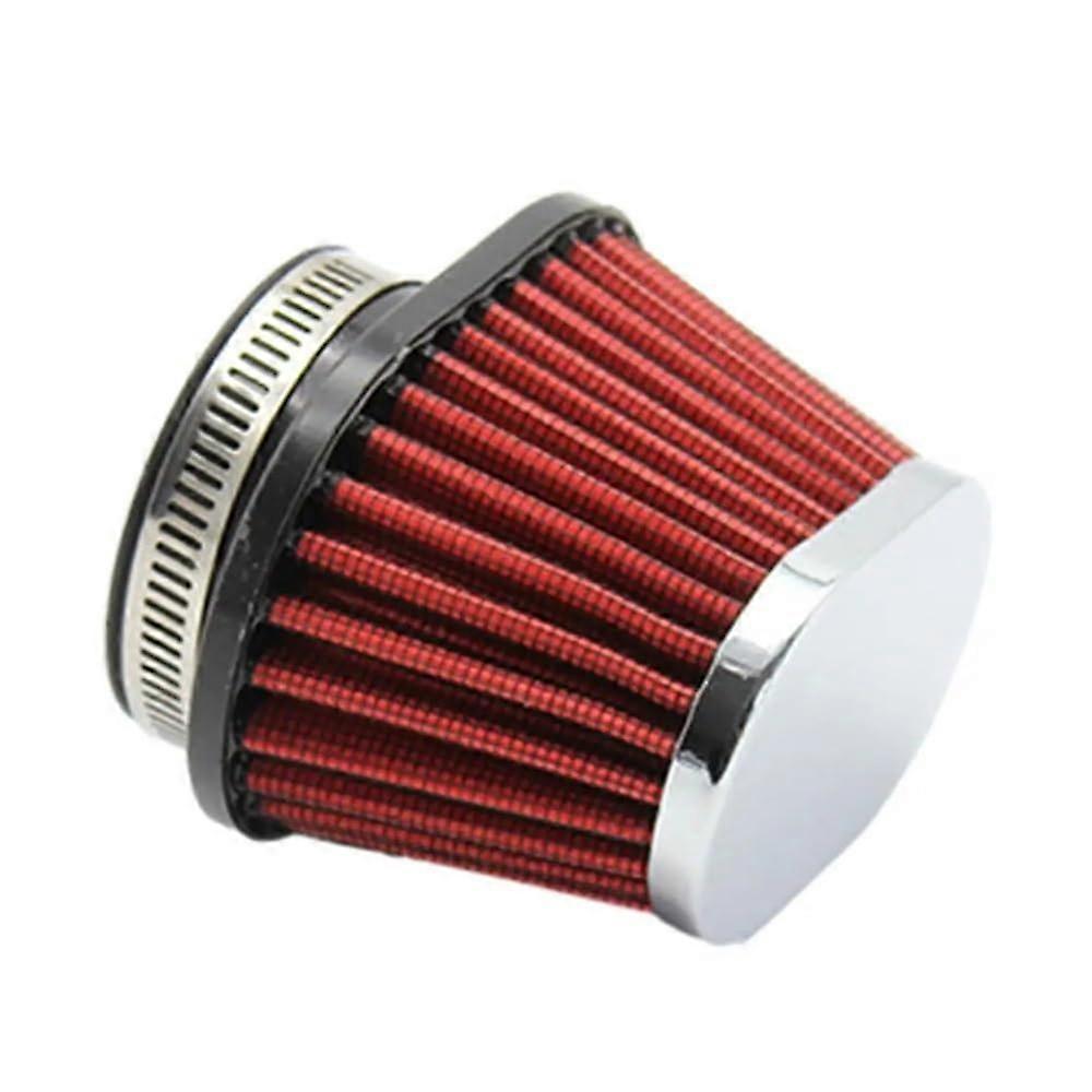Luftfilter Für Motorradmotor, Universeller 51/55/60 Mm Ersatz-Luftansaugfilter, Roter 60mm Filter Kompatibel Mit Mehreren Modellen