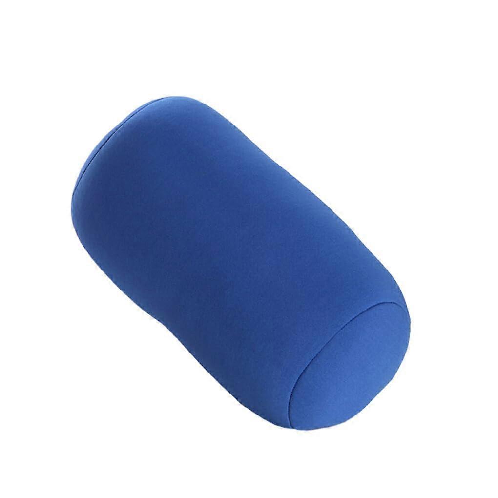 Support Neck with Super Soft Roll Pillow for Anywhere. Durable Polyester Neck and Back Support Pillow, Roll Pillow, Breathable, Blue, 30X16.