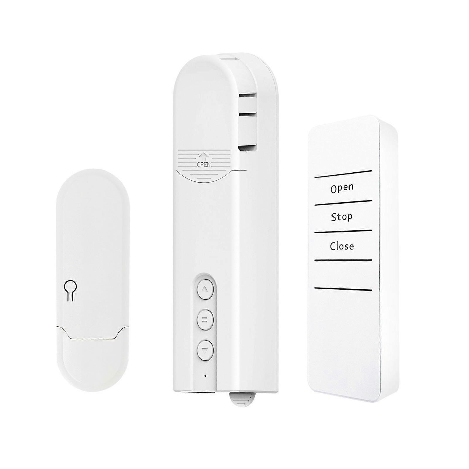Motorized Curtain Opener with Build In/External WiFi Noise Without Designs Curtain Motor ABS for Small Home Automation Multicolor