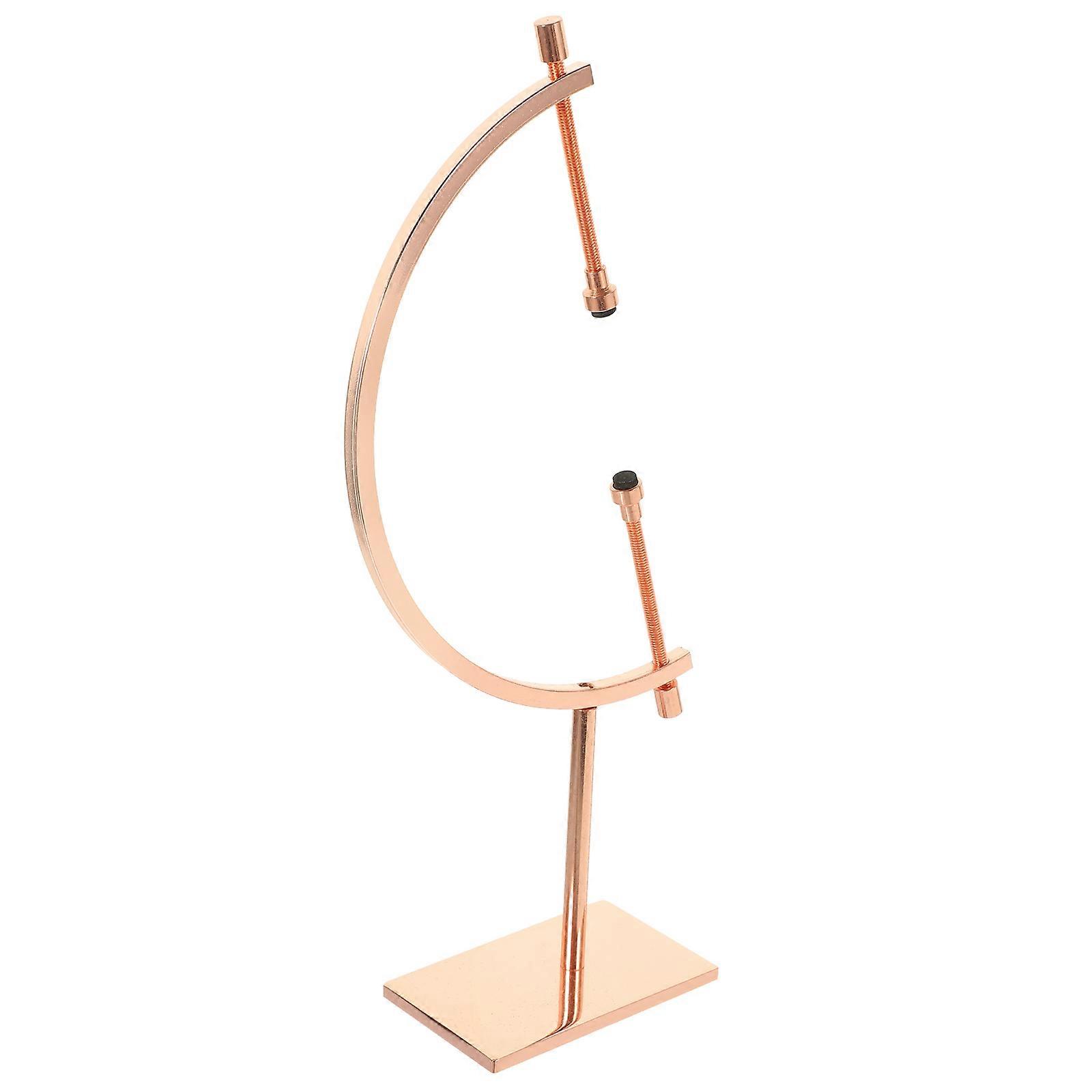 Here's a well crafted product description for your **Adjustable Metal Sphere Holder Display Stand**:
### **Adjustable Metal Sphere Holder Display