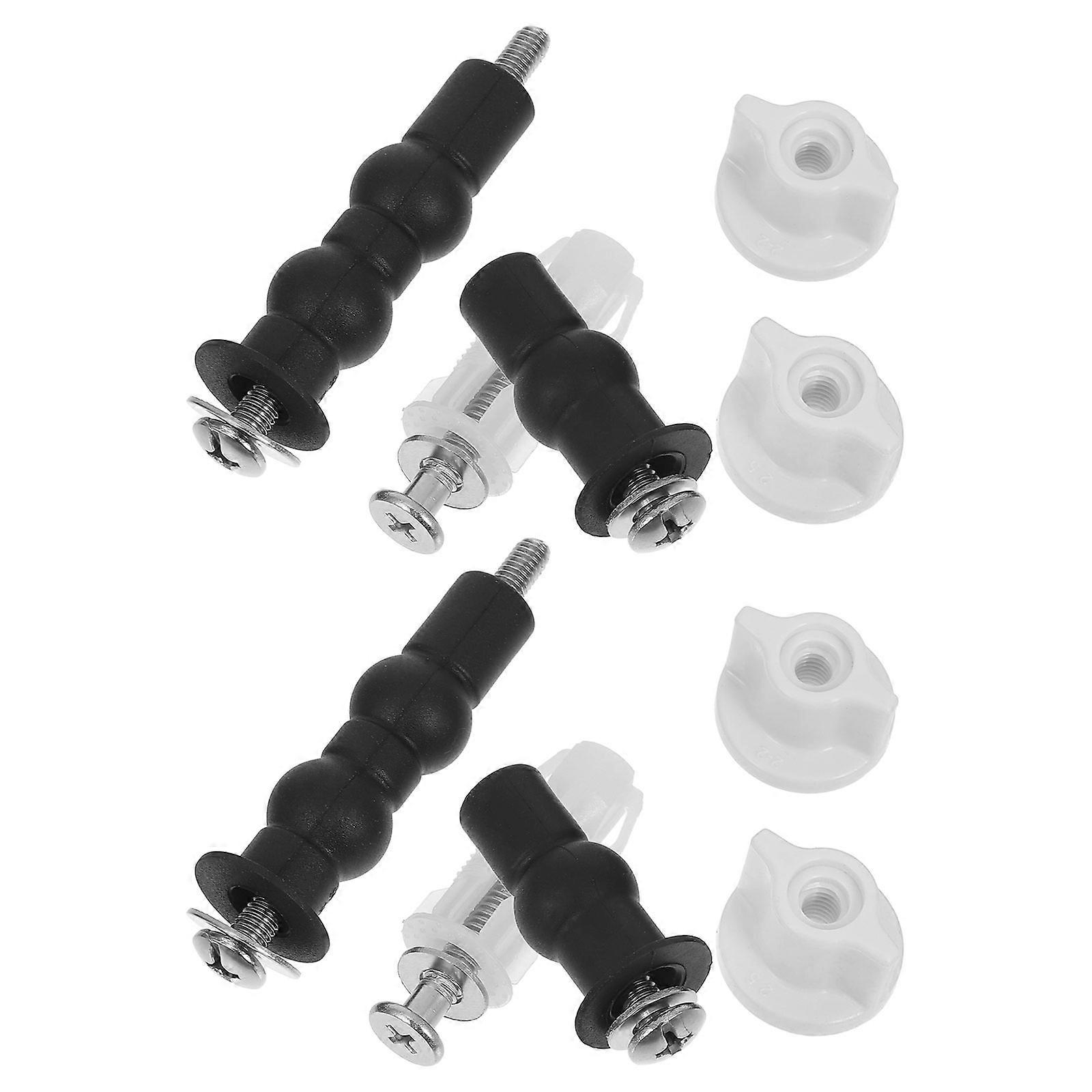 Toilet Repair Screw Toilet Seat Bolts Replacement Kit Secure Attachment Multi 6.20X2.20X2.20 Cm Quick Release Mechanism 2 Sets