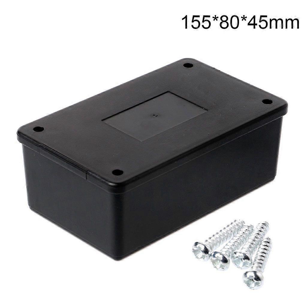 Dustproof Electrical Junction Box Black Plastic Electric Project Junction Box