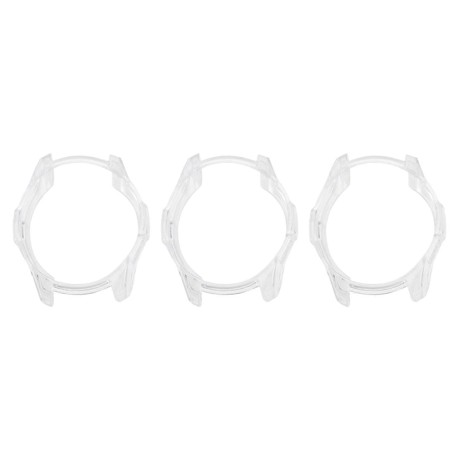 Hand Watch Protective Shell Full-Around Transparent Frame Cover 3Pcs