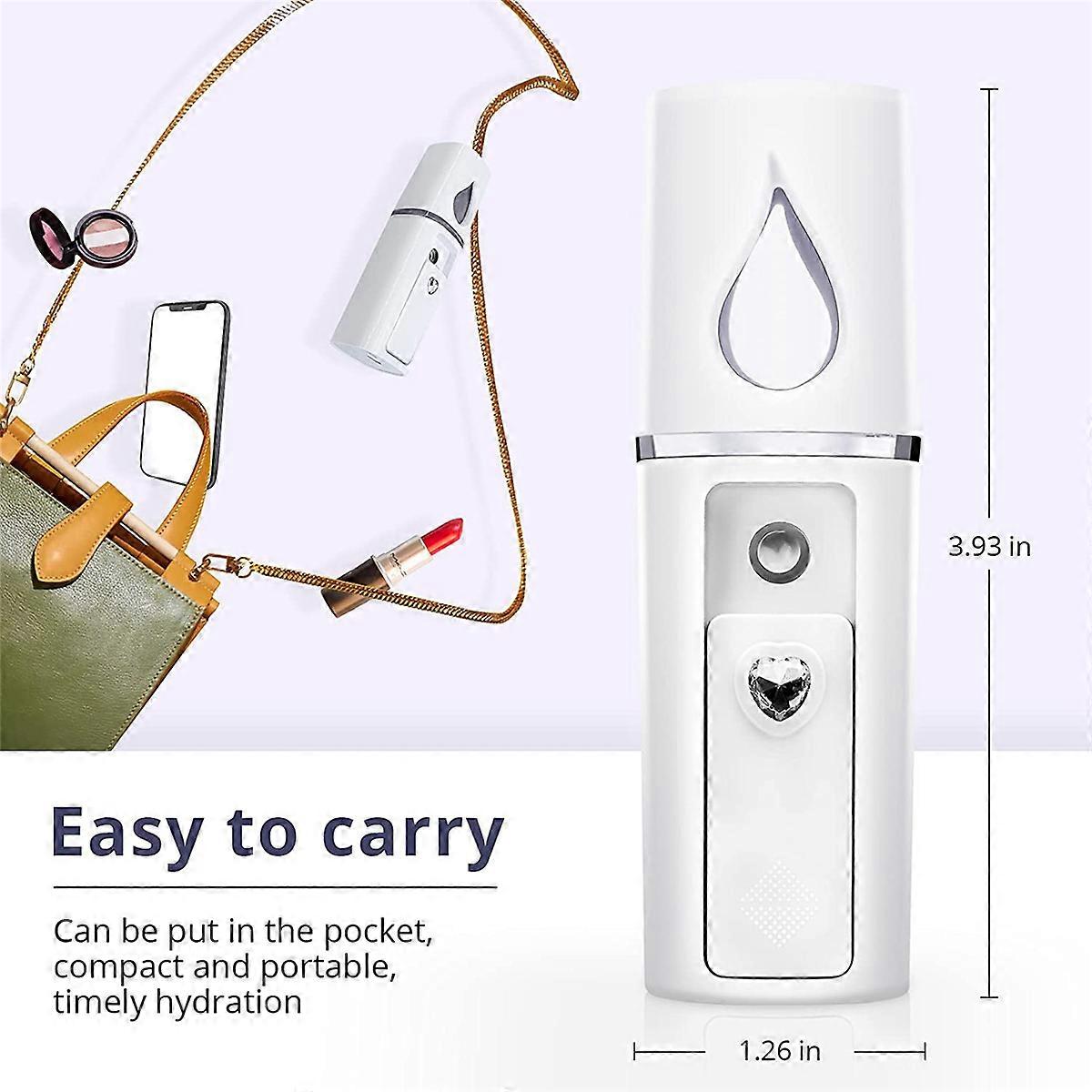 Portable Nano Mister Mini Steamer Atomization Eyelash Extensions with Mirror