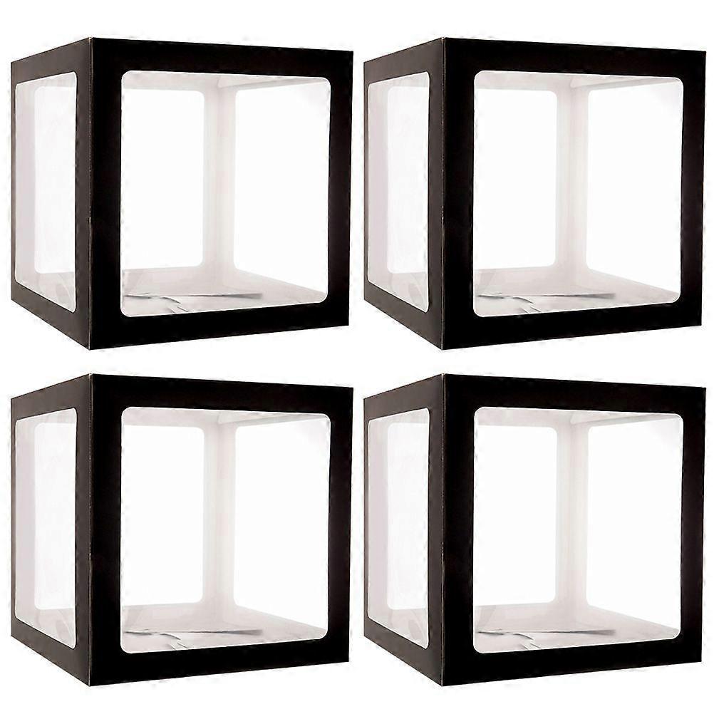 4Pcs Empty Party Balloon Boxes Birthday Party Decorations Balloon Box Decors