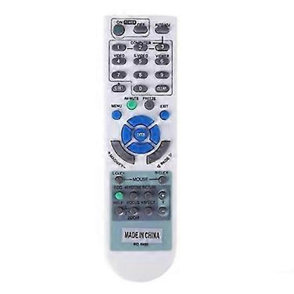 Replacement remote control suitable for NEC Projector RD-448E V260X+ V300X+ V260 RD-443E LT180+ projector remote control, white