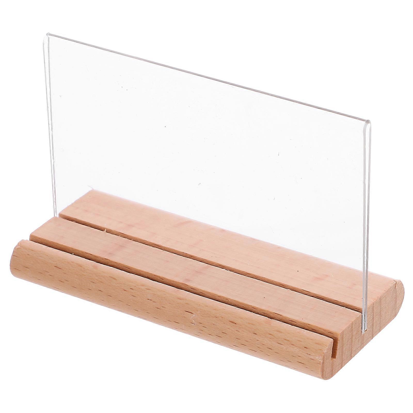 Transparent Acrylic Display Board for Decor Creative Design Suitable for Restaurant Use 7.5x10 Inches