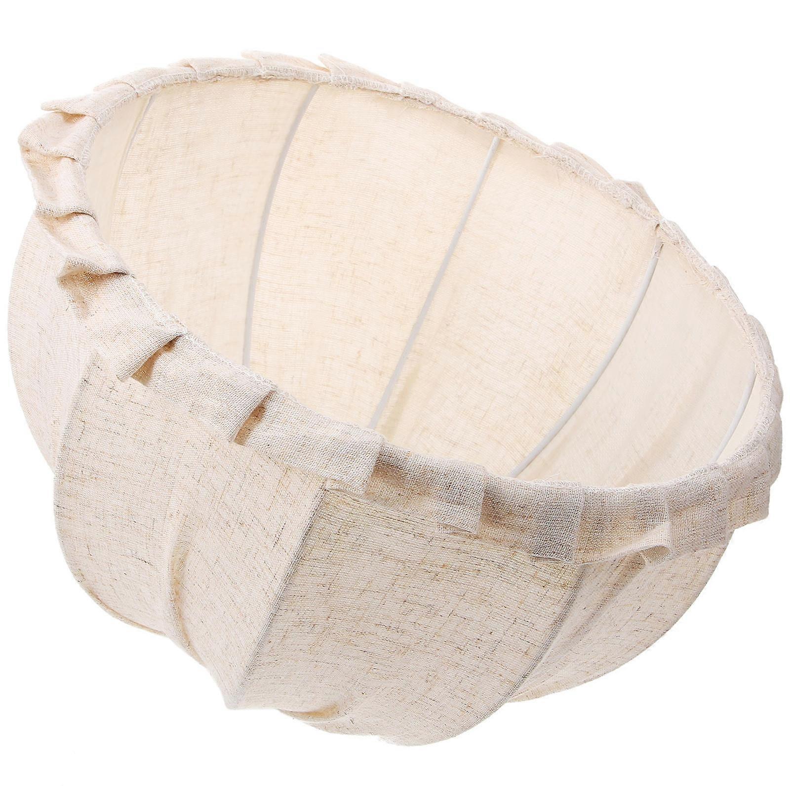 Modern Cloth Drum Lampshade Replacement For Bedroom And Tea Room With Round Shape And Eye Protection 1Set