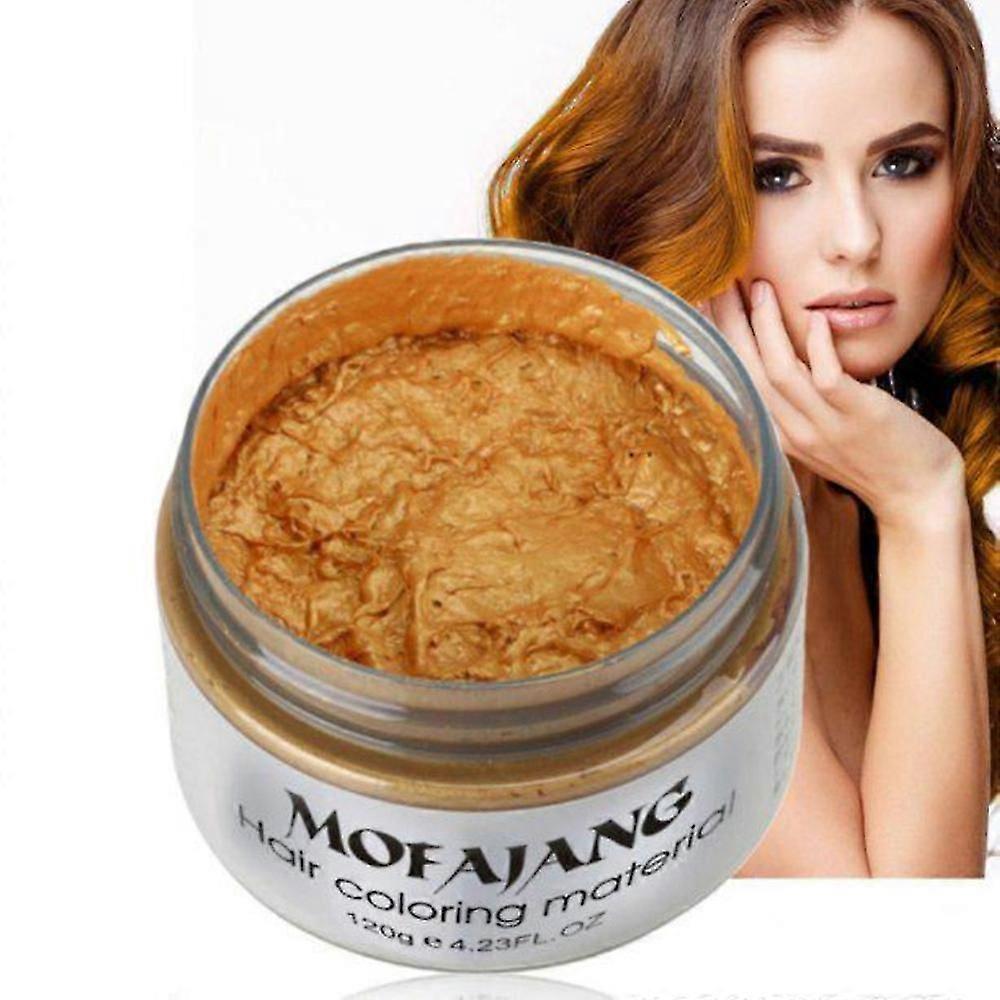 Mofajang 9 Colors Unisex Hair Color Wax Mud Dye Styling Cream Diy Coloring