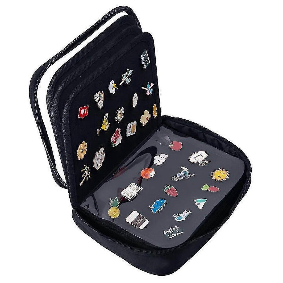 Pin Trading Display Album Case for Collectors - 6 Page Enamel Pin Holder Book for Organized Collecting