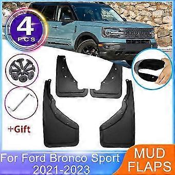 4 stk for ford bronco sport cx430 2021 2022 2023 skjermer foran bak skjermer sprutbeskyttelse skjermdeksel oppgradering av biltilbehør