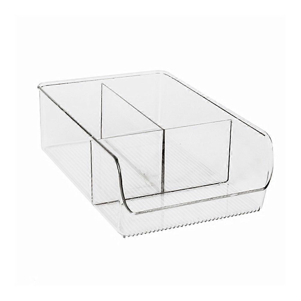 منظم مكتب الغرور مكتب منظم مكتب شفاف 28X17.8X9CM منظم مستحضرات التجميل 1 قطعة