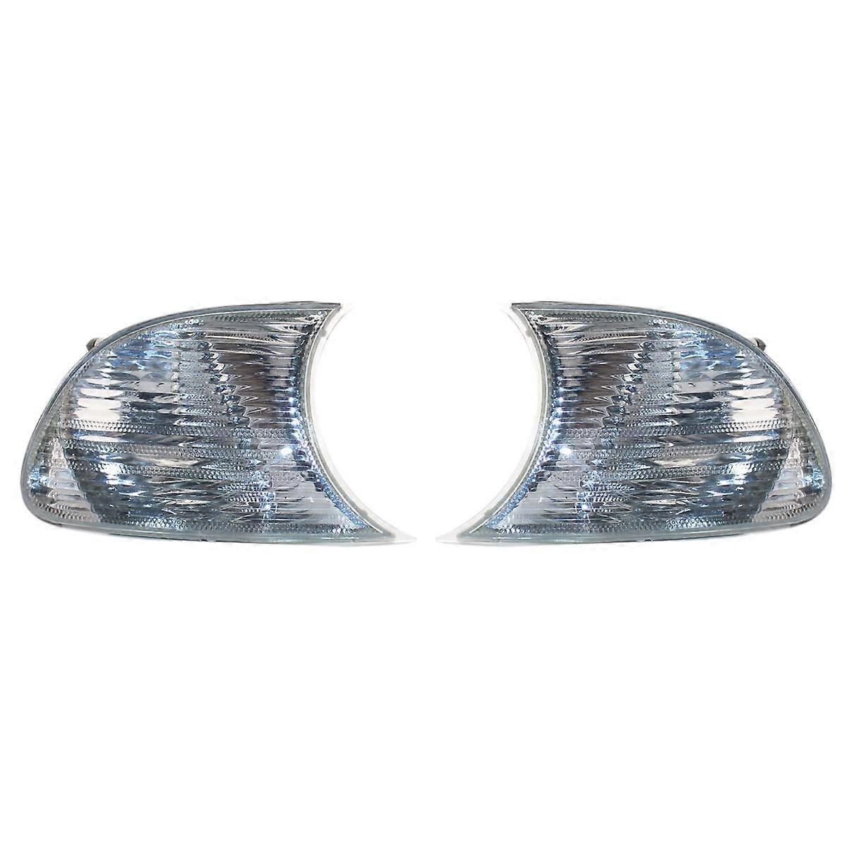 Clear Marker Signal Indicator Corner Stand Light Lamp for E46 3 Series Coupe 19992001 63126904307 63126904308 Ref: 4339