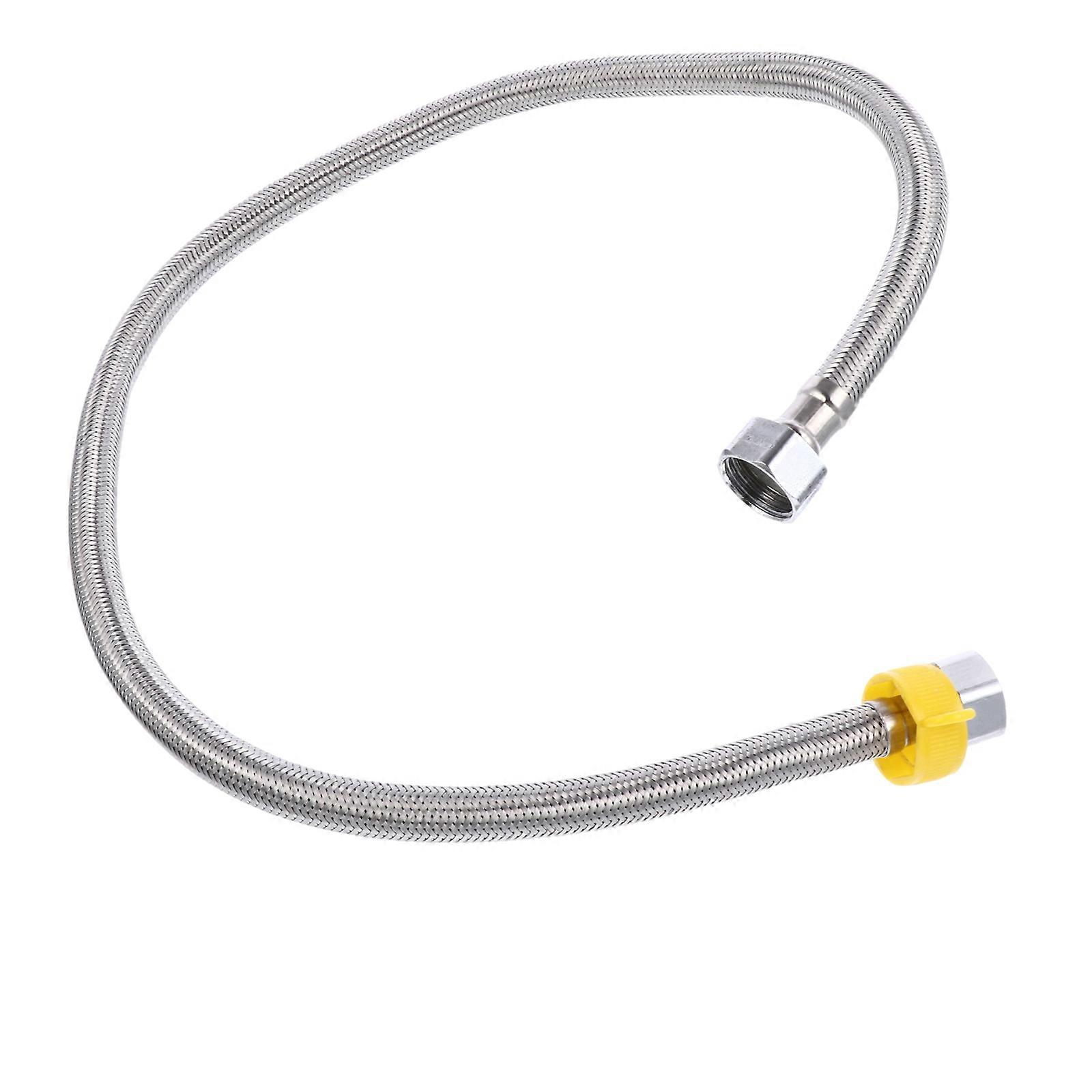 Stainless Steel Bathroom Sprayer Hose for Home Use Silver Smooth Surface 304 Material