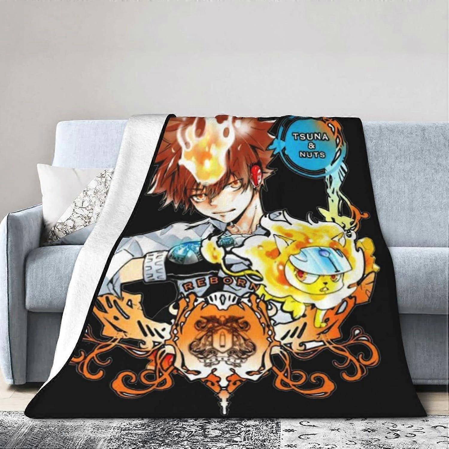 Kerota DaniBrant Hitman Reborn Couverture De Plaid Pour Canapé Canapé Moelleux Microfibre Jeter Doux