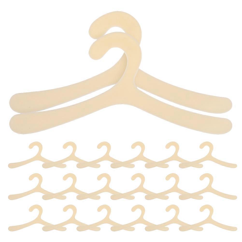 Simple Design Plastic Hangers For Pet Clothes Lightweight Solution For Home Use 20Set