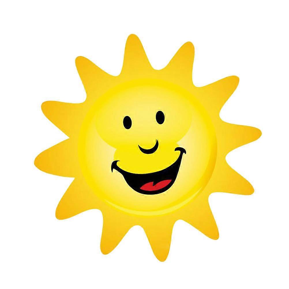 Self-Adhesive Cartoon Wall Stickers 1Pack Sun Wall Sticker Decoration For Children 30x30cm Home Enhancement