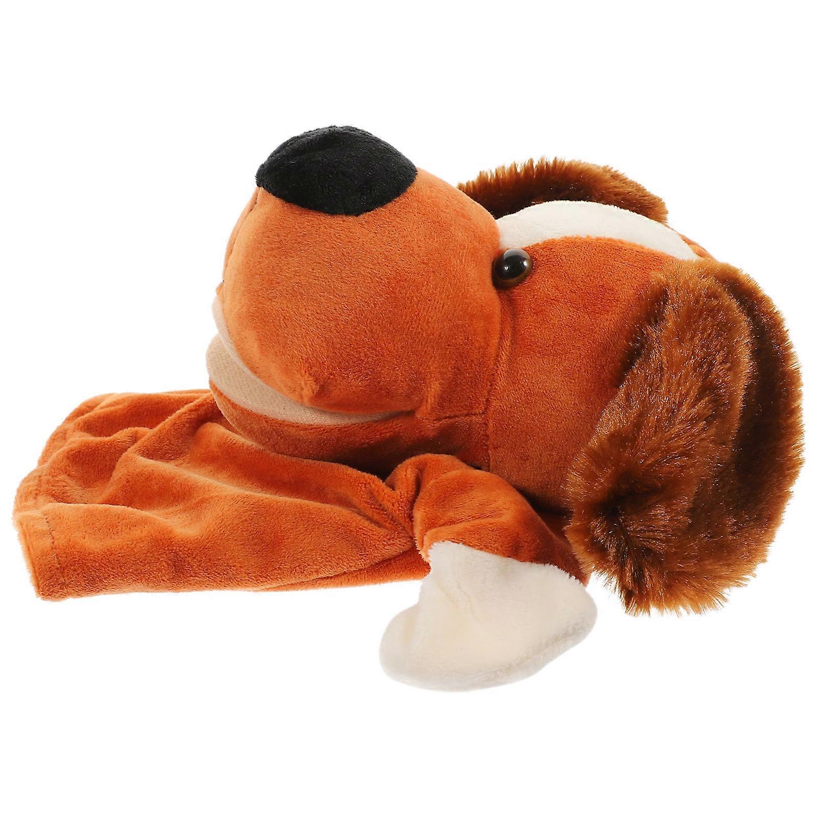 Plush Hand Puppet Set for Kids Felt Interactive Animal Toy for Ages 2 to 6