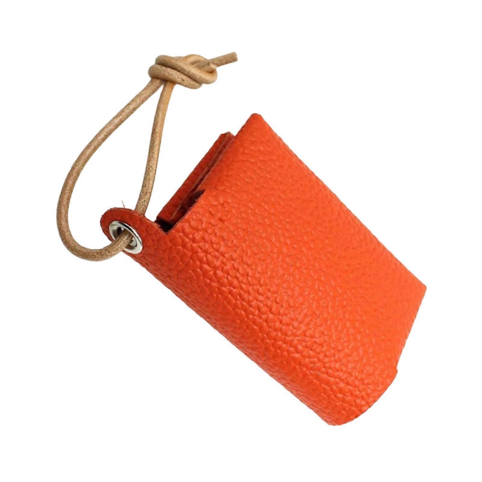 Compact de style japonais, cuir, porte-mouchoir, boîte en papier pliable, pochette, cordon réglable, sacs de voyage, pochette en cuir de luxe