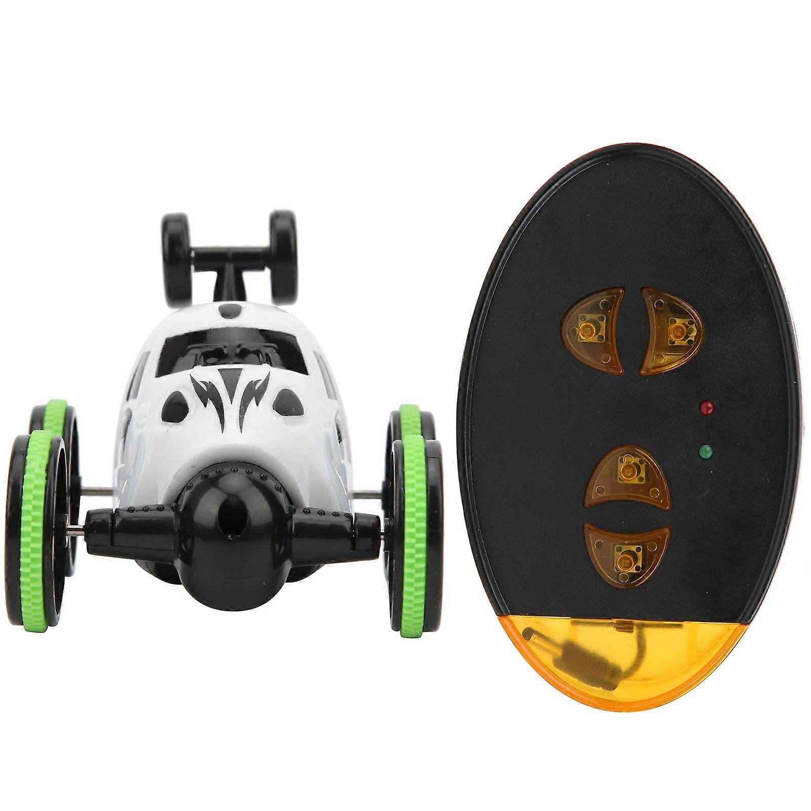 2.4G Remote Control Car Wireless Mini RC Stunt Car 360 Degree Rolling Rotating RC Car Toy with LightWhite
