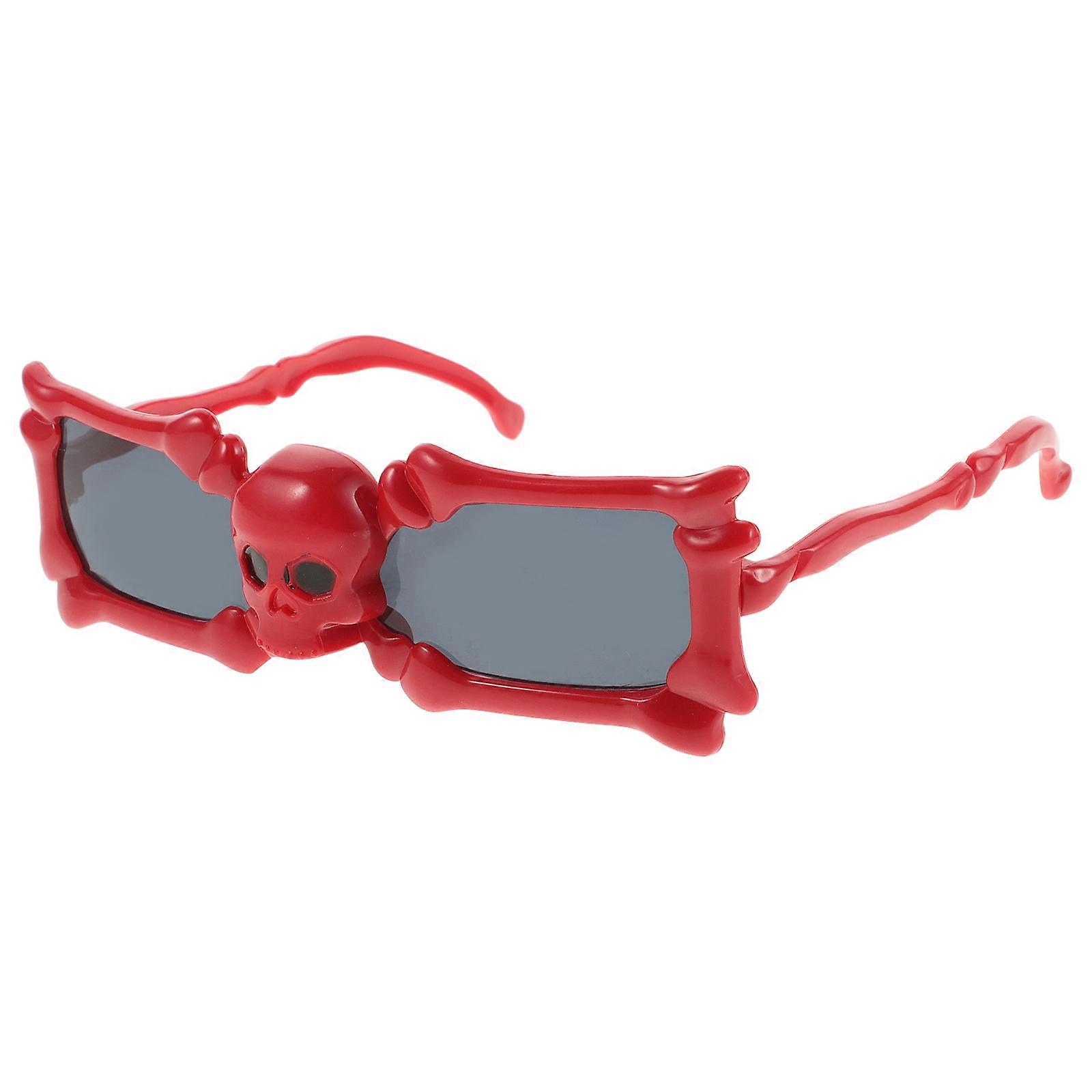 Unique Skeleton Styled Sunglasses for Festive Gatherings