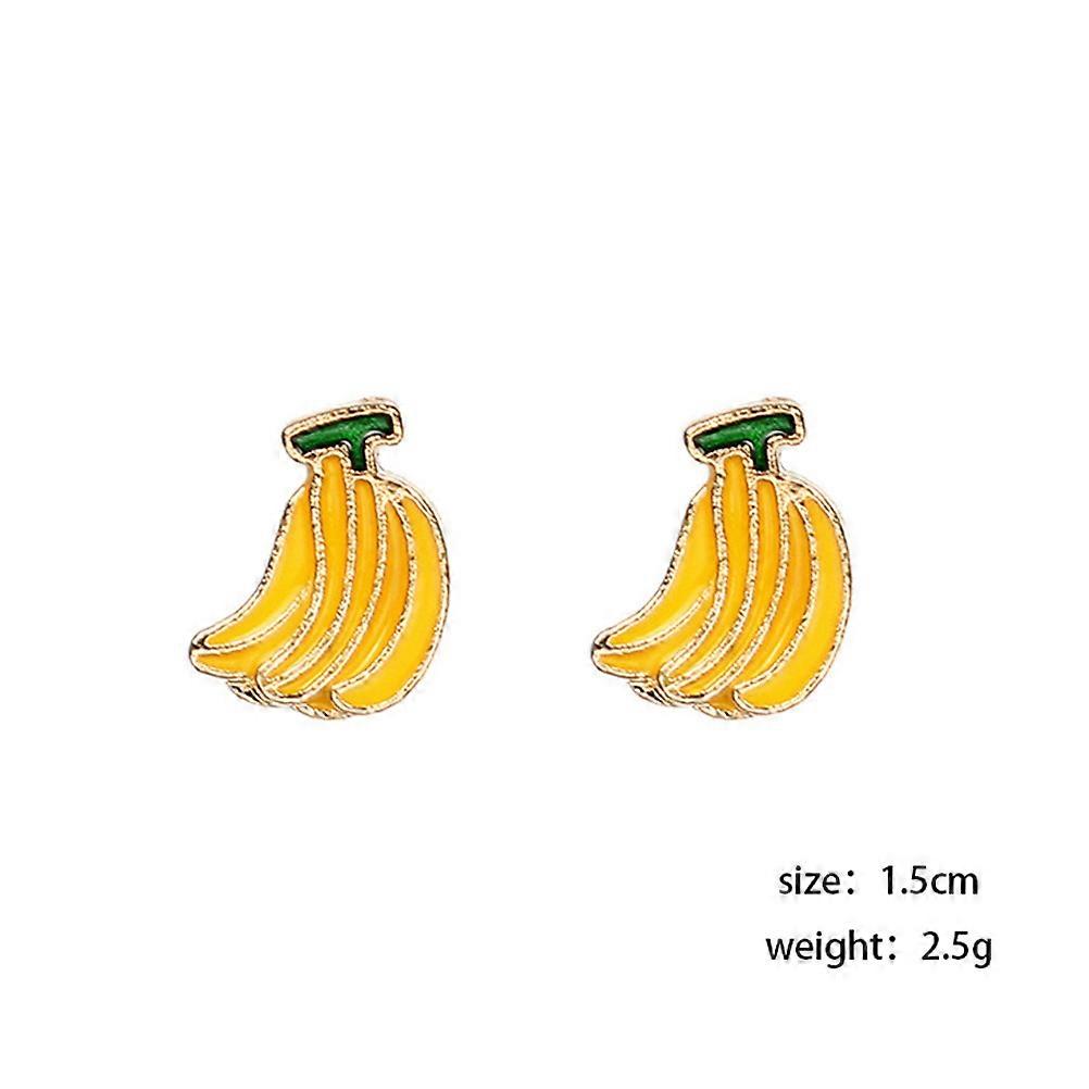 Charming Fruit Shaped Ear Studs Perfect for Highlighting Your Unique Personality