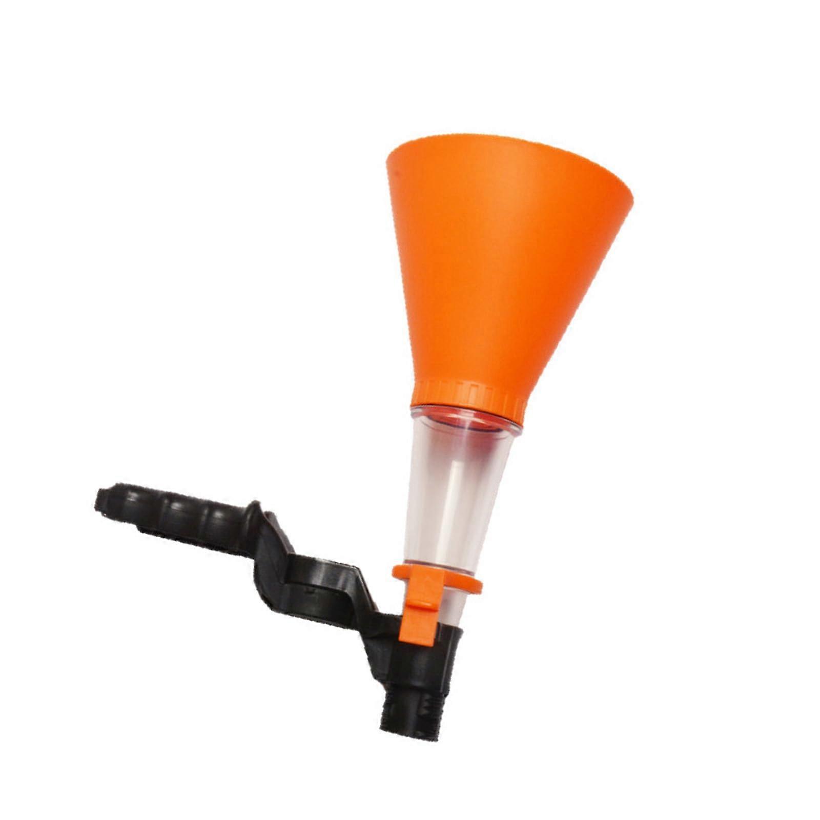 Oil Change Funnel For Car Engine, Visible Spout, Quick Clamp Tool, Easy Oil Fill