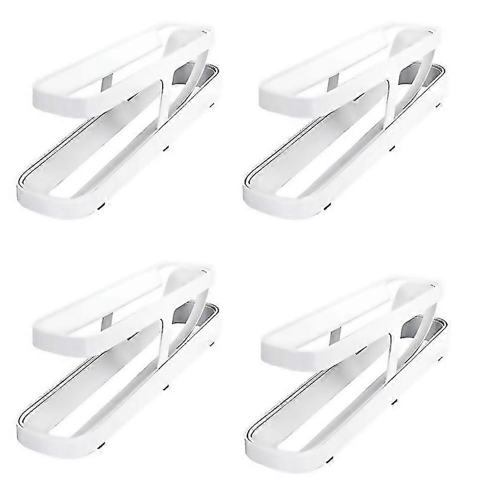 For 4pcs Egg Holder For Refrigerator Rolling Egg Storage Container