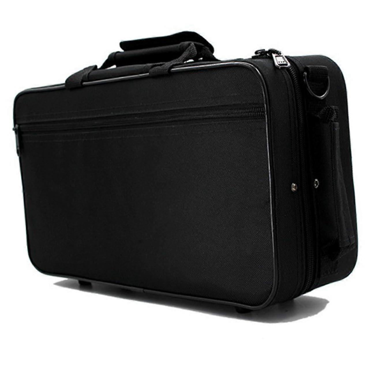 Clarinet case, clarinet storage bag, musical instrument case for clarinet, black foam case.