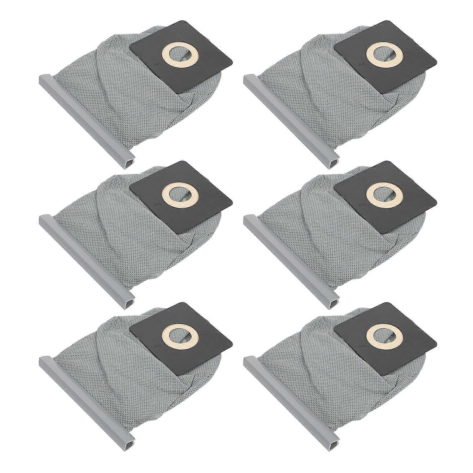 Polyester Vacuum Dust Bag for Home in Grey with High Filtering Efficiency and Good Dust Collecting Effect 6pcs